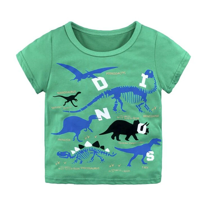 

2020 New Arrivals Fashion Cartoon Kids Boys T-Shirt Children Girls Tops Cotton Baby Clothes 18M-6T
