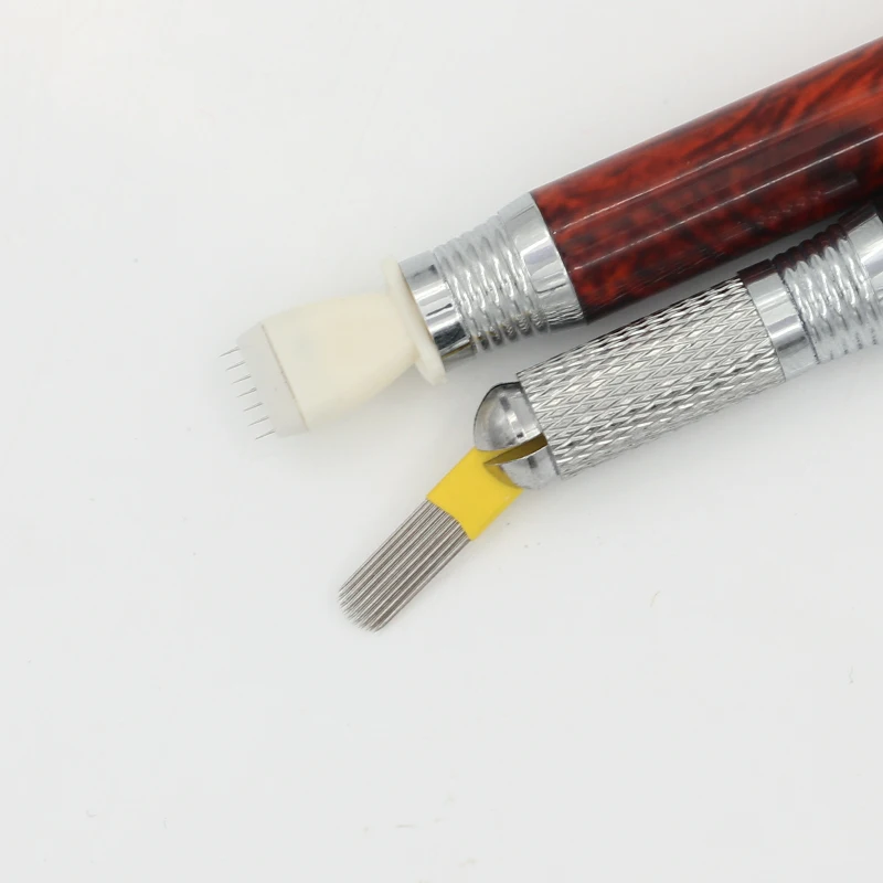 2 шт. Multi function двойная головка ручка для микроблейдинга ручная машинка татуажа