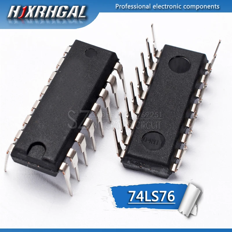 5 шт. SN74LS76N DIP16 74LS76 DIP HD74LS76AP 16 HD74LS76P SN74LS76AN новый оригинальный HJXRHGAL|Интегральные