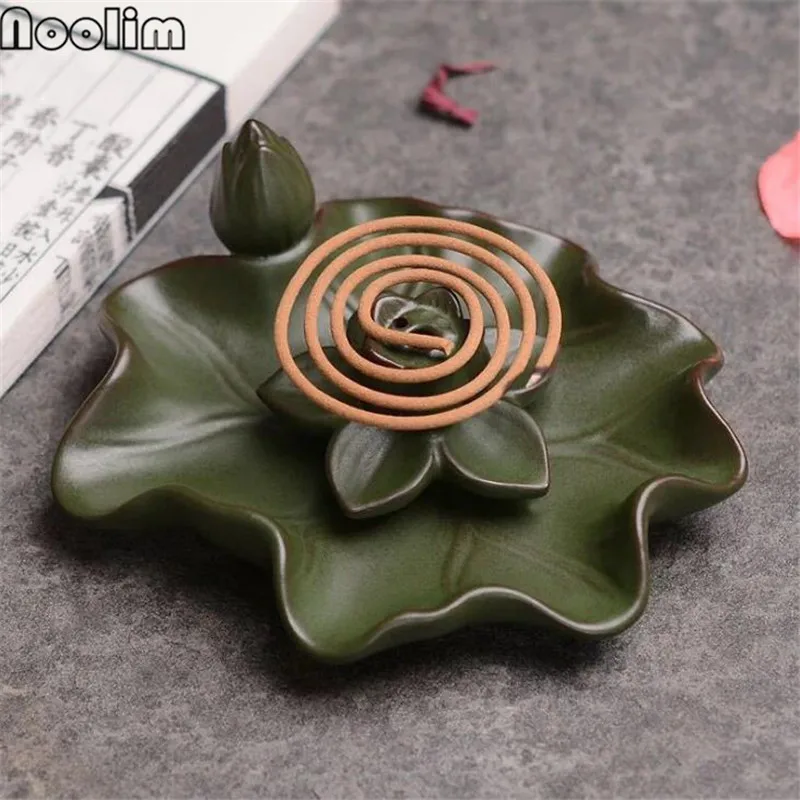 Многоразовая ароматическая Горелка Lotus Backflow керамический держатель для ладана