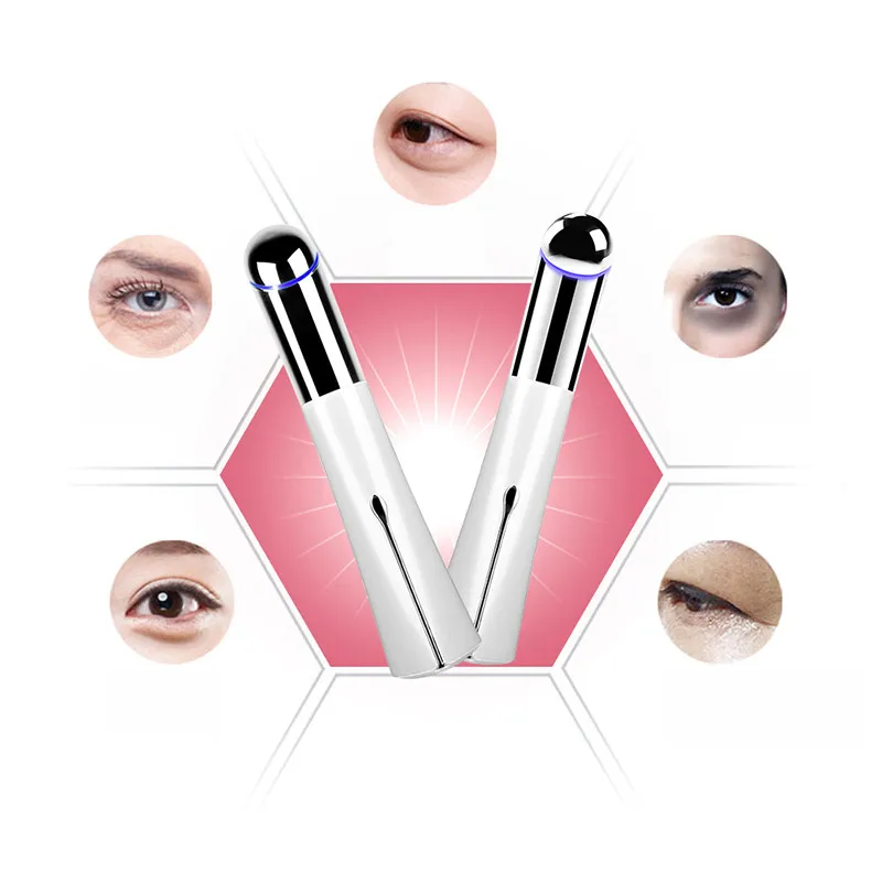 Электрический массажер для глаз и губ с подогревом зарядкой от USB против старения