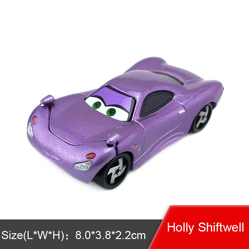 Holly Shiftwell Disney Pixar Cars 2 3 Jackson Storm Doc Hudson Mater трактор King 1:55 литая под давлением металлическая модель автомобиля подарок на день рождения для мальчиков детей - Цвет: Holly Shiftwell
