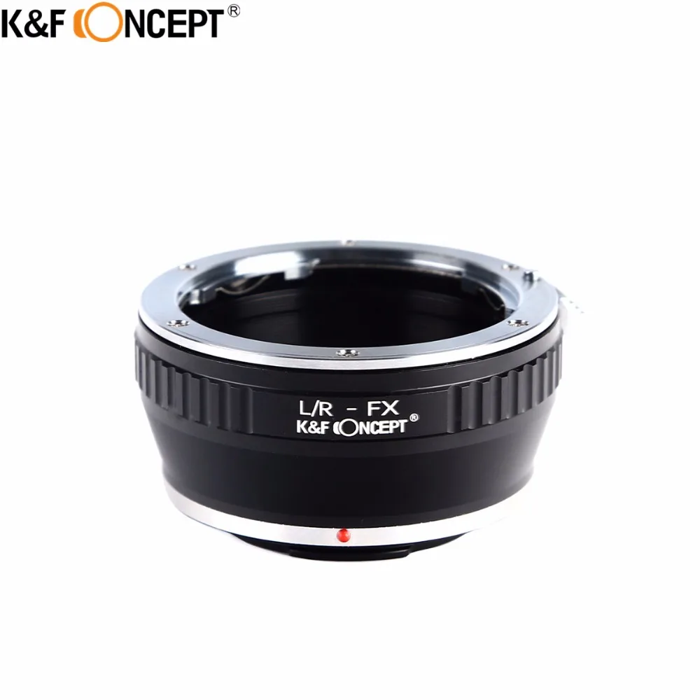 K&F CONCEPT Camera Lens Mount Adapter Ring of Metal For Leica R Mount Lens to for Fujifilm FX Mount Camera Body lr fx leica r lens to fujifilm x pro1 mount adapter black