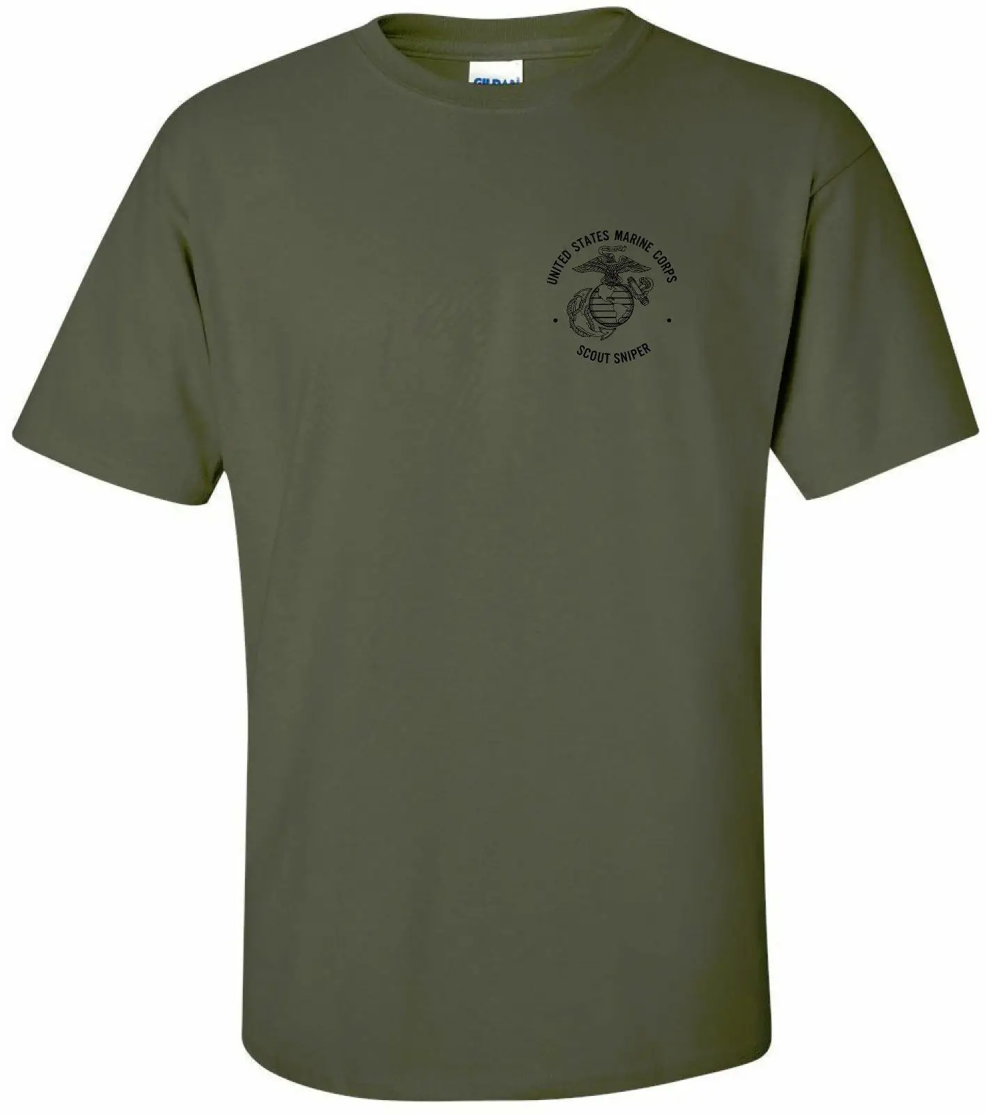 USMC-United-States-Marine-Corps-Scout-Sniper-STA-Platoon-T-Shirt S-3XL | Мужская одежда