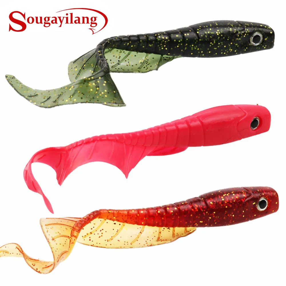 Sougayilang 3 шт/искусственные рыболовные приманки червячной большой Карп похожая на