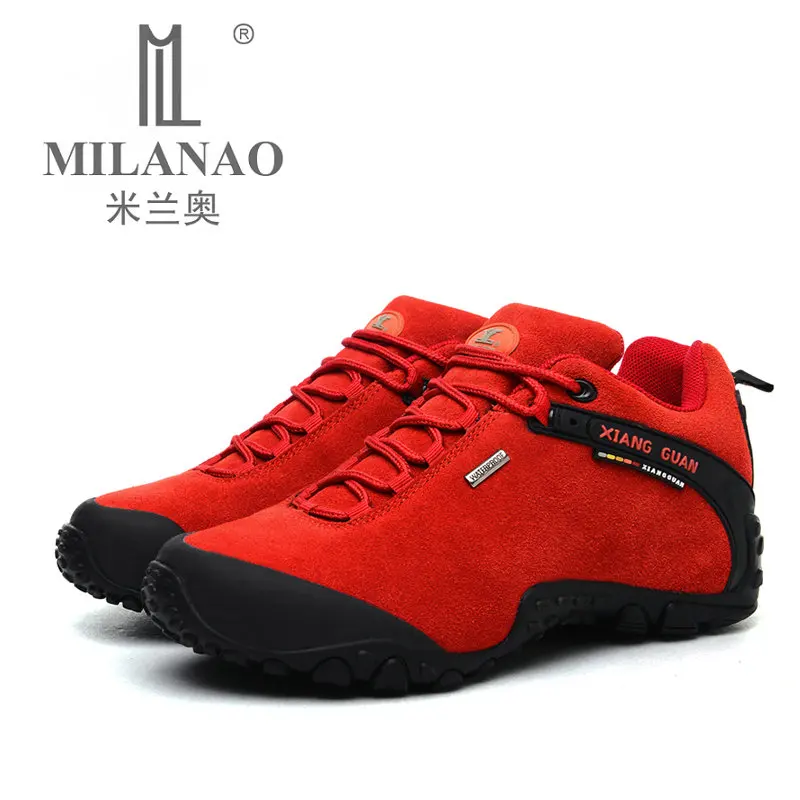 MILANAO brand outdoor men Canvas shoes slip-resistant waterproof Sneaker sports high quality | Обувь