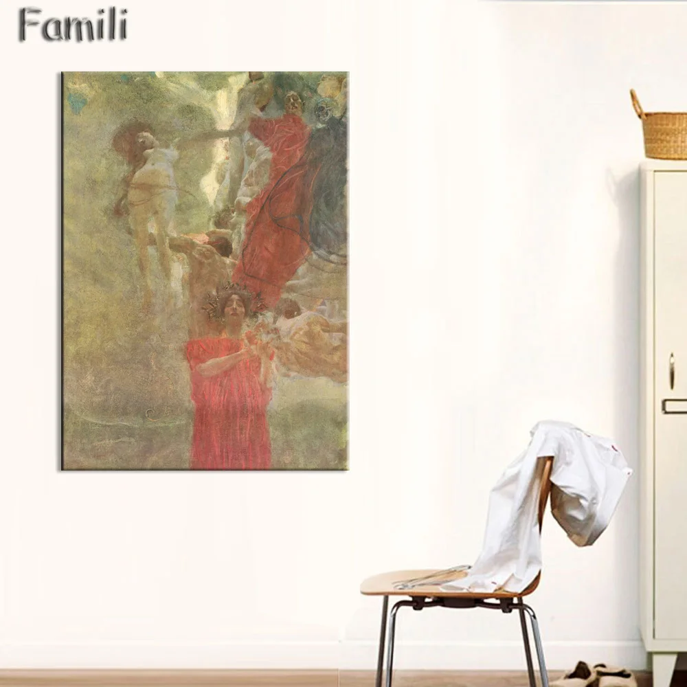 Картина на холсте с абстрактным принтом классический художественный стиль