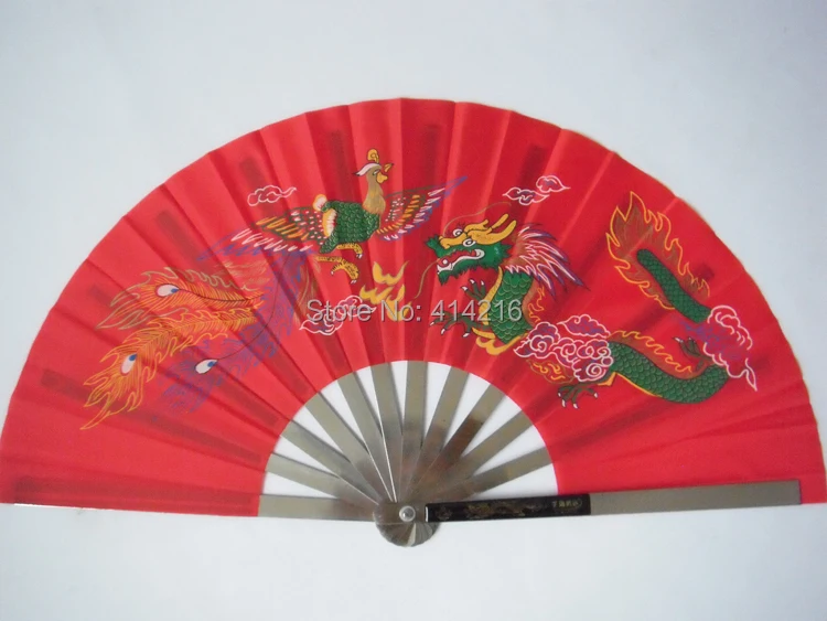 Толстый вентилятор из нержавеющей стали в рубчик кунг фу боевые искусства тайцзи