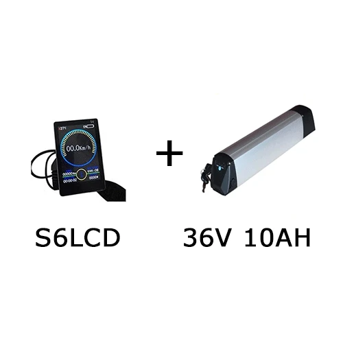 10Ah S6LCD 350 W набор преобразования для электрического велосипеда 2" 26" 700C комплект велосипедных двигателей с 36 V 10Ah 12Ah электрический велосипедный аккумулятор bicicleta electrica - Цвет: 10Ah S6LCD