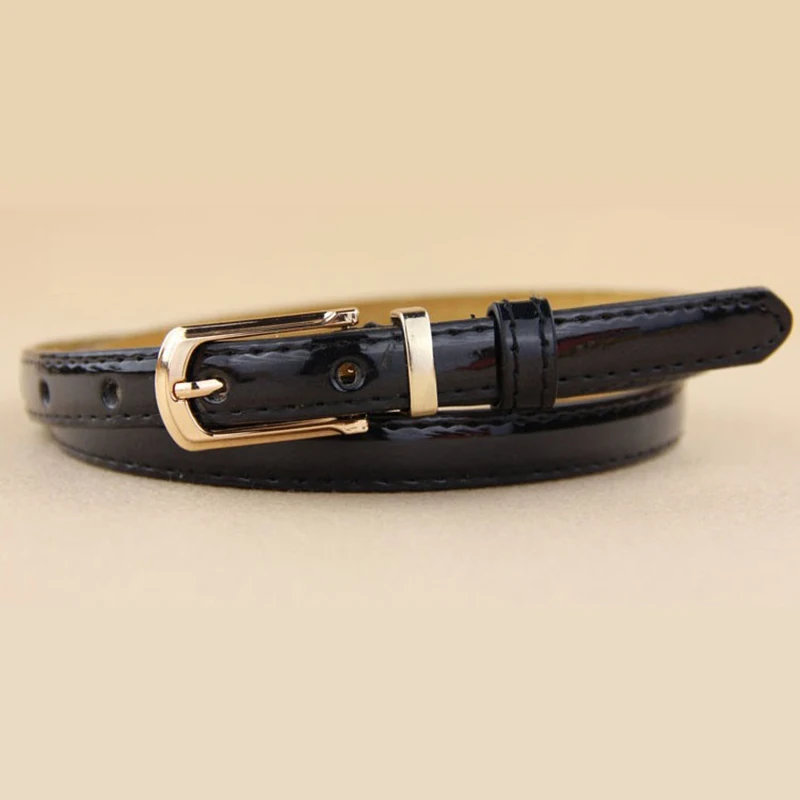 Style 2 black Женский ремень яркого цвета из искусственной кожи, Женские поясные ремни с металлической пряжкой, повседневный джинсовый ремень cinturon mujer cinto - Цвет: Style 2 black