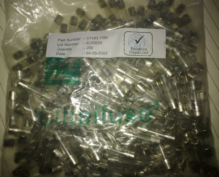 Littelfuse 023702 5 M 125V 2.5A 5X20mm аутентичный американский оригинальный инвентарь в