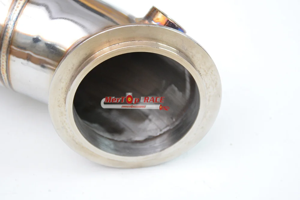 Mertop 3 &quotCatless N54 E90 E91 E92 E82 E81 335i 135i Twin Turbo Downpipe + Intercooler силиконовый шланг в комплекте