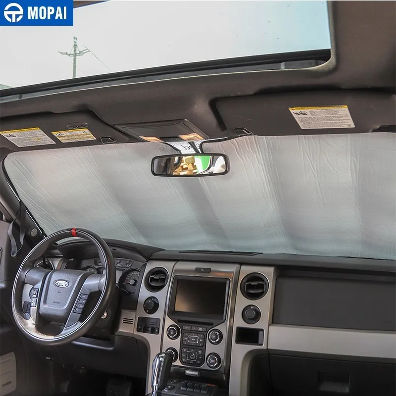 Козырек от солнца MOPAI для Ford F150 2009 + козырек на лобовое стекло с защитой УФ лучей