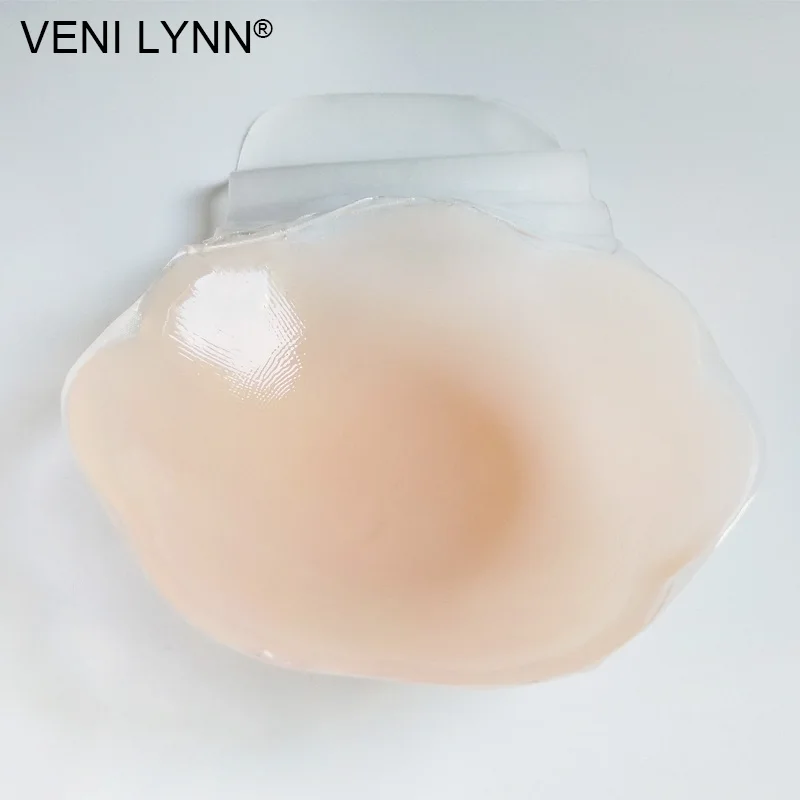 VENI LYNN Instant Boob Lift Up Ленточные лепестки многоразовые Цветочные силиконовые покрытия для сосков, накладки на грудь, круглые наклейки на грудь для сосков