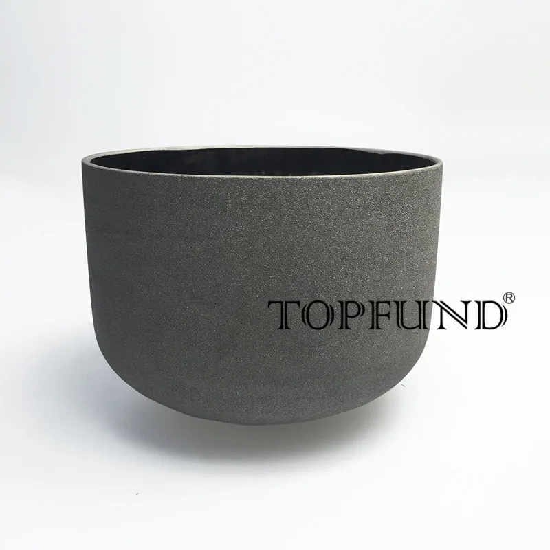 TOPFUND Platinum Frosted Quartz Crystal Singing Bowl 10&quot ABCDEFG Note With Free Mallet and O-Ring | Спорт и развлечения