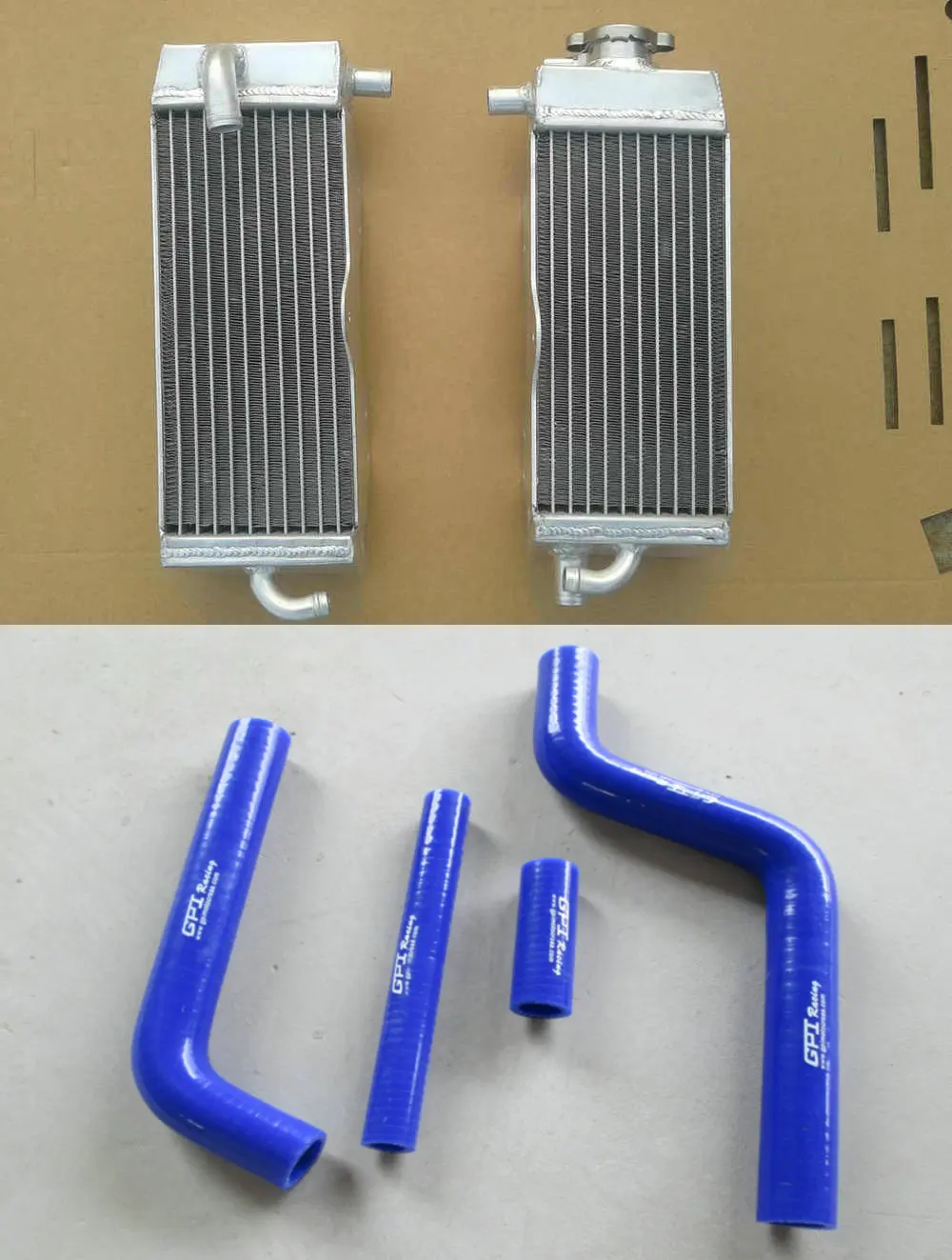 Алюминиевый радиатор и силиконовый шланг для YAMAHA YZ125 YZ 125 1996 2001 96 97 98 99 00 01