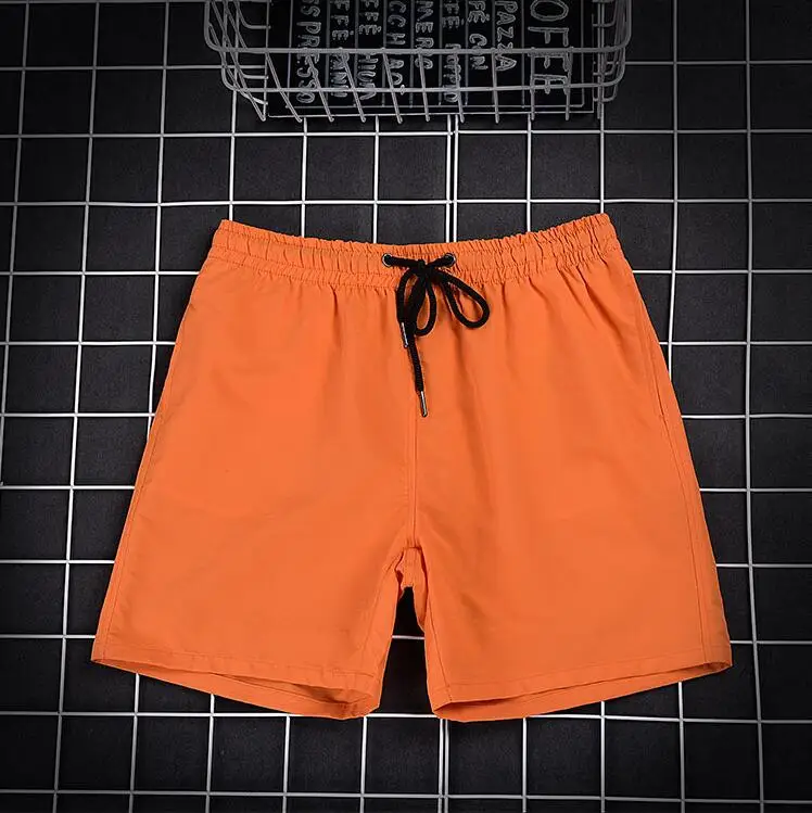 Мужские летние шорты 2019 высококачественные хлопковые однотонные для отдыха