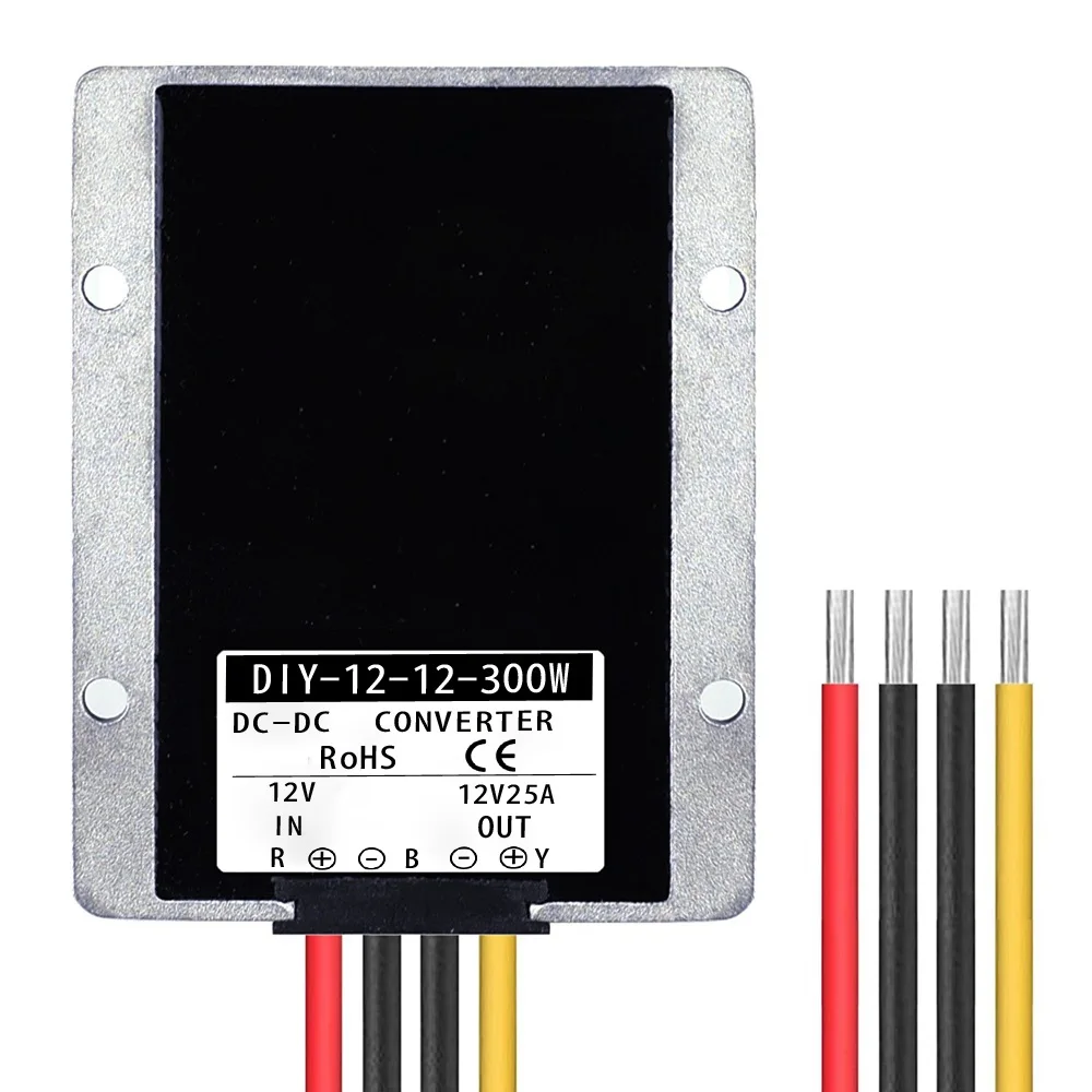 DC 9V-23V T 12V 300W 9 V-23 V-12 V Макс 28A преобразователь постоянного тока Регулятор Редуктор Напряжение стабилизатор шаг вверх вниз Тип CE по ограничению на использование опасных материалов в производстве Водонепроницаемый IP67 15V 18 V-12 V - Цвет: DC 9V-23V T 12V 300W