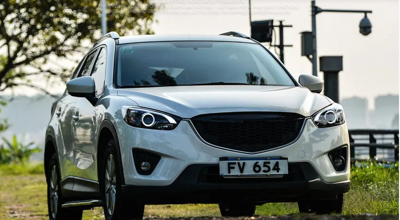 Автомобильный Стайлинг корпус передней фары для Mazda CX-5 фары, светодиодные фары DRL Объектив Двойной Луч би-ксеноновая разрядная лампа высокой интенсивности для автомобиля аксессуары