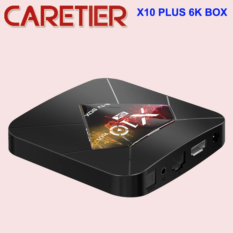 ТВ-приставка X10 PLUS Android 9 0 4 + 32/64 ГБ ядра Wi-Fi 3D H.265 6K | Электроника