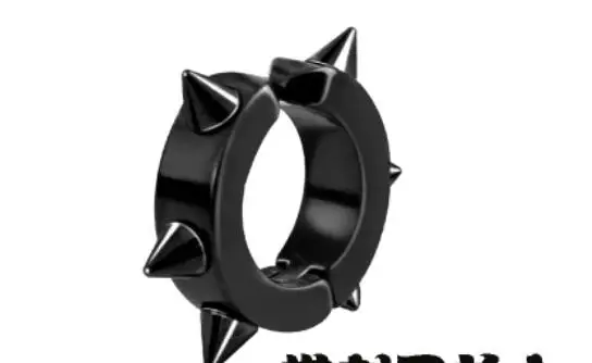 Серьги круглые золотистые/черные с двумя магнитами 2 шт.|magnetic earrings|earrings no piercinground