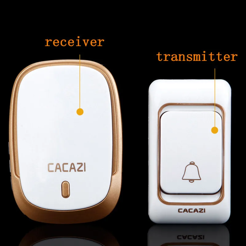 Free доставка водонепроницаемый дверной звонок плагин беспроводной 1 открытый