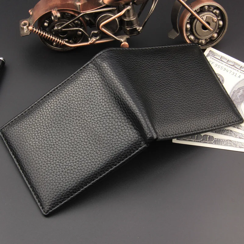 Новый шаблон PU бренд Для мужчин кошельки кошелек деньги сумка моды мужской