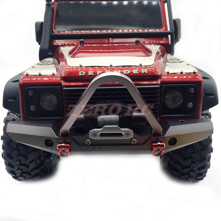 TRX4 осевой CNC алюминиевый передний бампер брусок с дужками набор для 1/10 RC Crawler TRAXXAS