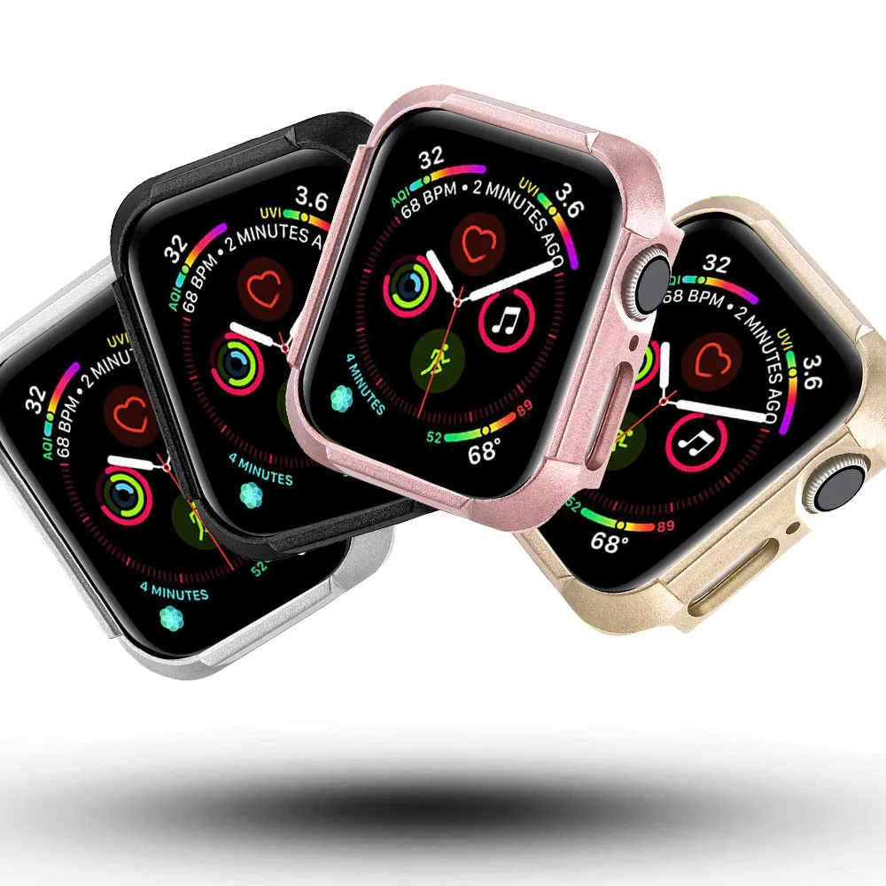 PC защитный чехол для Apple Watch Series SE/6/5/4 противоударный рамка iWatch 40 мм 44 Высокое