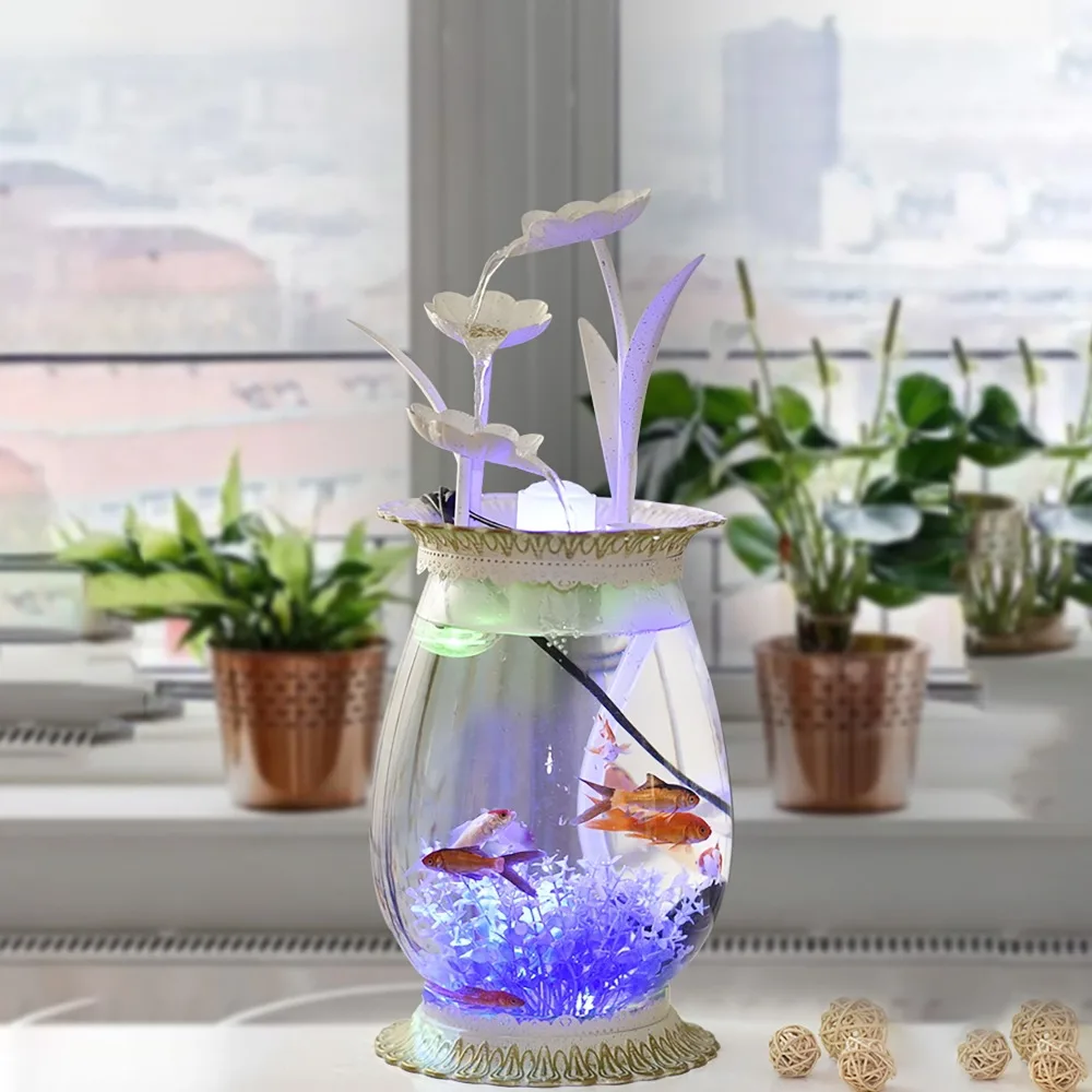 Офисные настольные украшения маленькая гостиная аквариумный фонтан водные