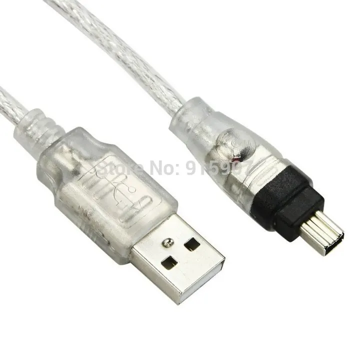 Cablecc CY 100 см USB штекер к IEEE 1394 Firewire 4-контактный iLink адаптер кабель для телефона DV |