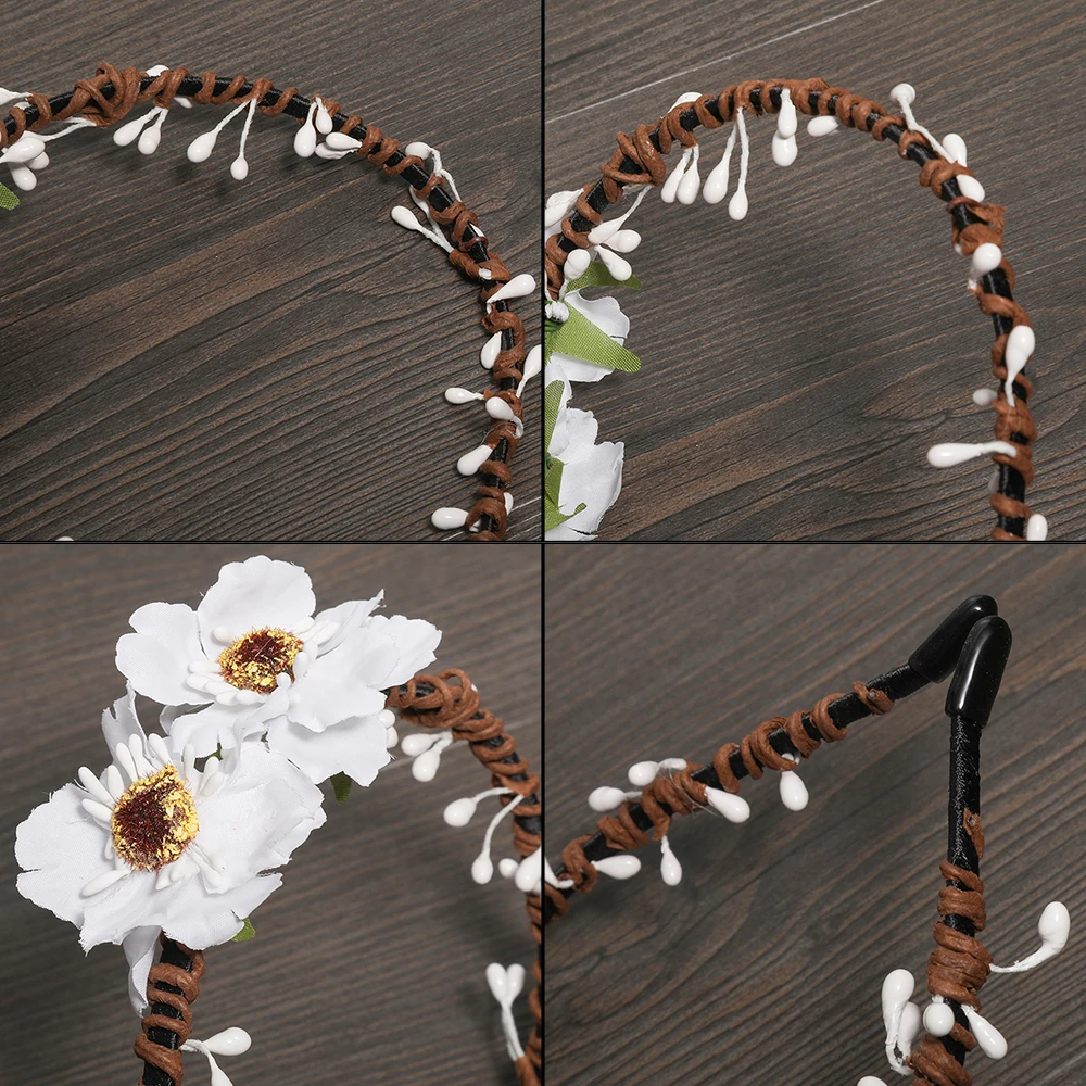 Простой милый маленький цветок MOLANS уличная модная Цветочная корона для