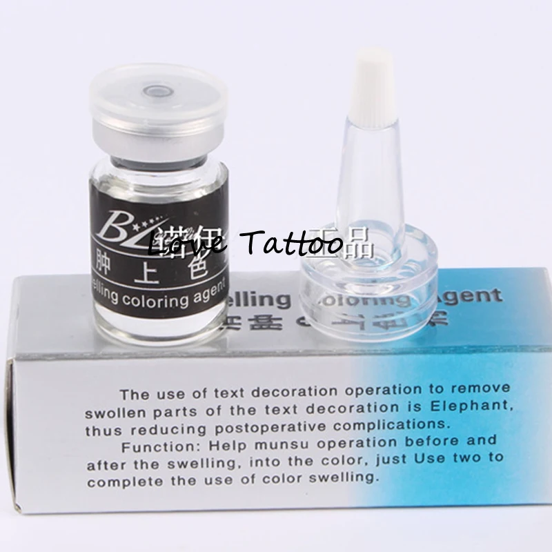 Отек краситель для перманентного макияжа бровей и губ татуировка анти опухший