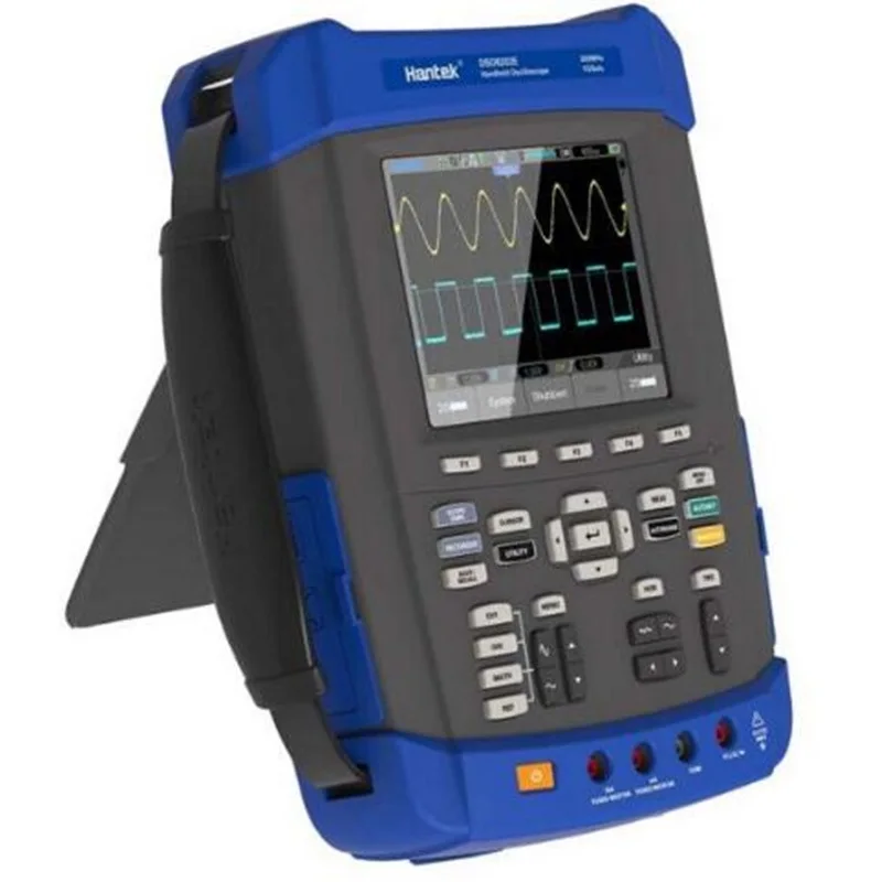 Hantek DSO8202E 6 в 1 осциллограф 1GSa/s частота дискретизации большой 5,6 дюймовый TFT цветной ЖК-дисплей осциллограф/рекордер/DMM/Spectru