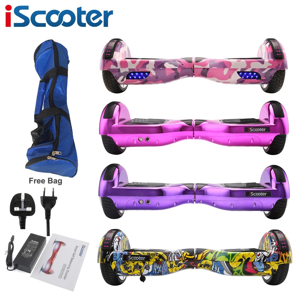 Ховерборд Bluetooth 6 5 дюйма Электрический гироскутер 2 х колесный