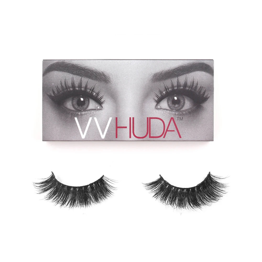 VVHUDA норковые ресницы 3D накладные натуральные легкие толстые ручной работы