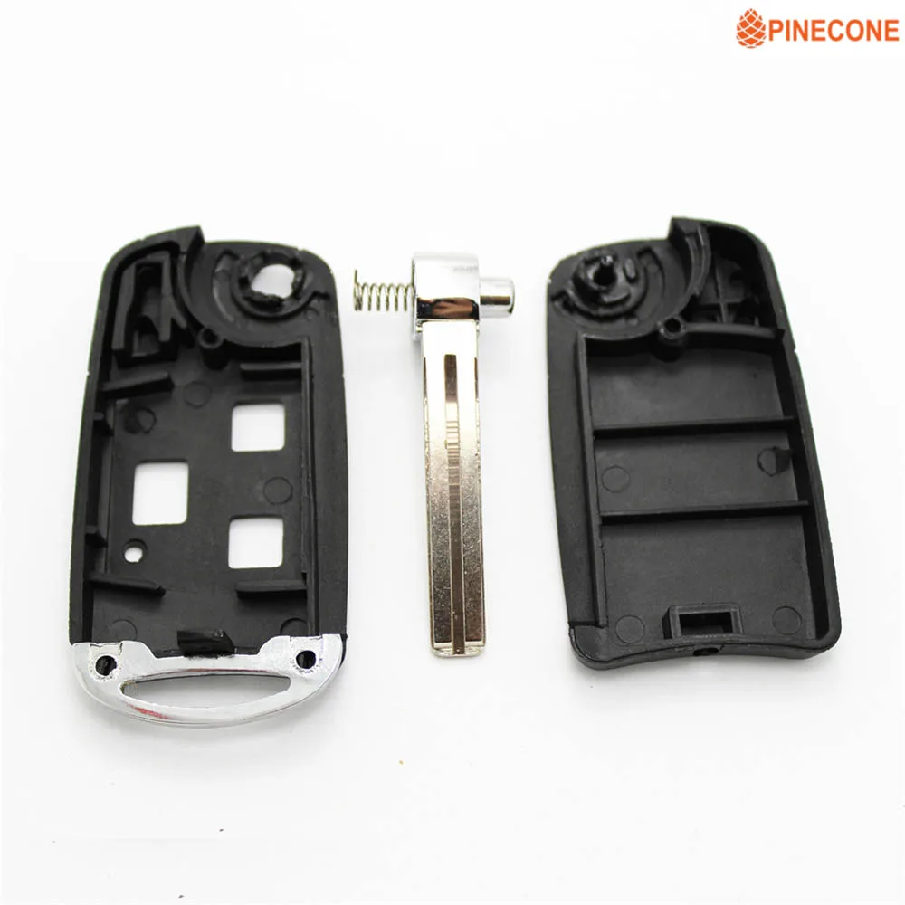 Чехол для ключей PINECONE для LEXUS IS GS ES IS LS IS200 RX300 3 кнопки Uncut TOY40 Blade модифицированный пустой корпус для дистанционного ключа ключ-карта Shel