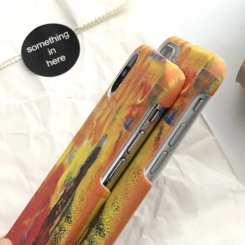 LACK Vintage Abstract Oil Painting Phone Case For iphone 6 6s 7 8 Plus Cases X Art Artistic Cartoon Hard Back Cover | Мобильные