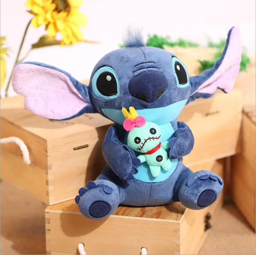 Kawaii стежка Ангел плюшевые куклы игрушки Аниме &quotЛило и Стич&quot мягкие милые Стич