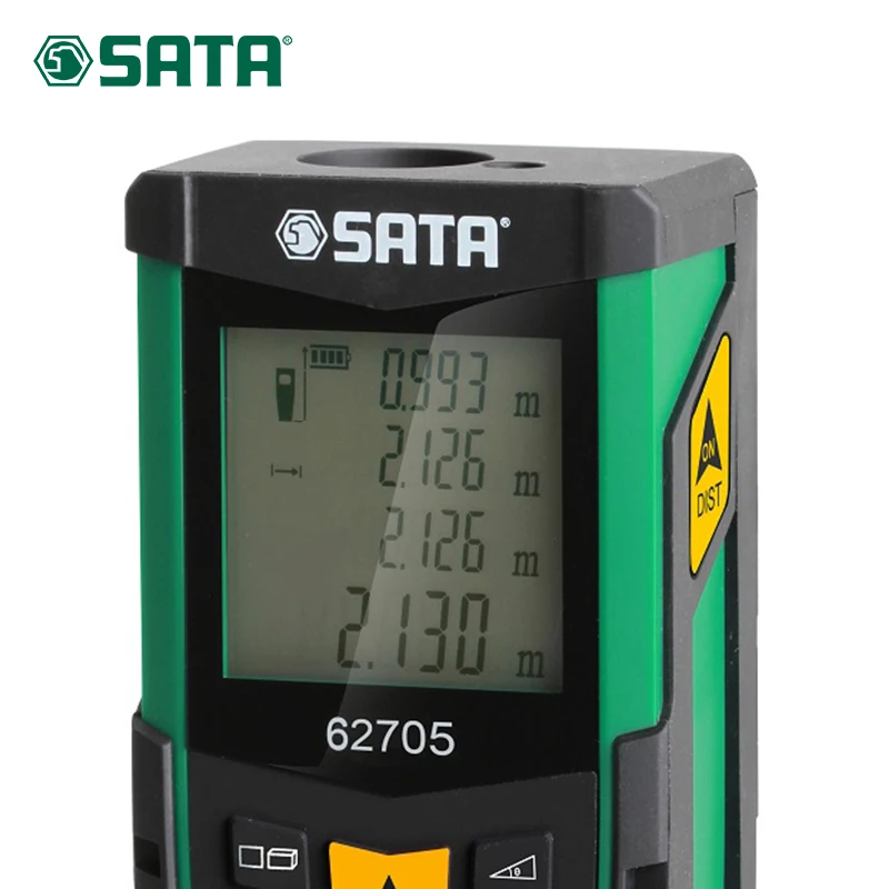 SATA точный измерительный инструмент Инфракрасный Ручной лазерный дальномер 60 80 м