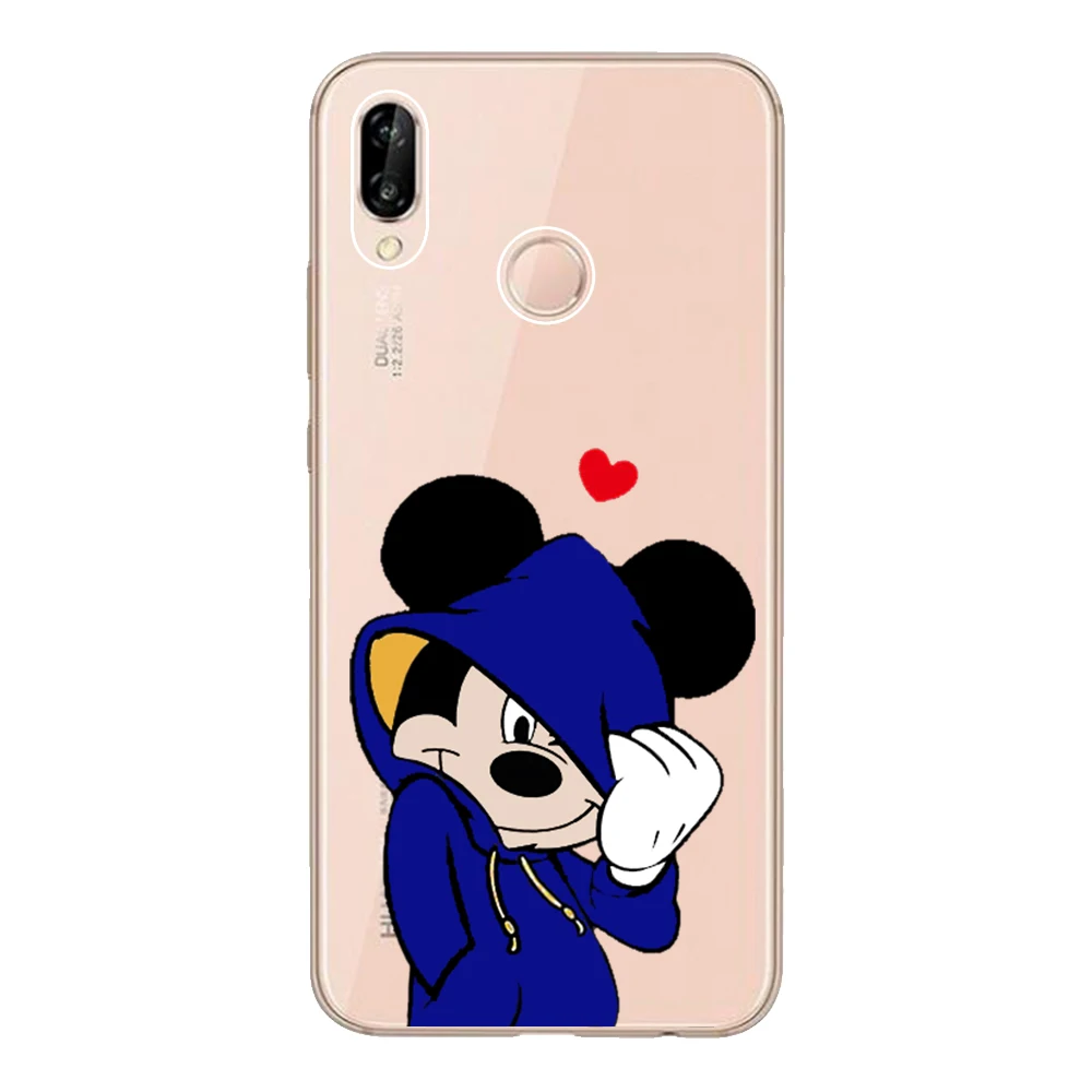 Для Huawei P20 Lite чехол 5 84 &quotМягкий ТПУ силиконовый Nova 3e Coque Minnie Mickey Funda защитный для