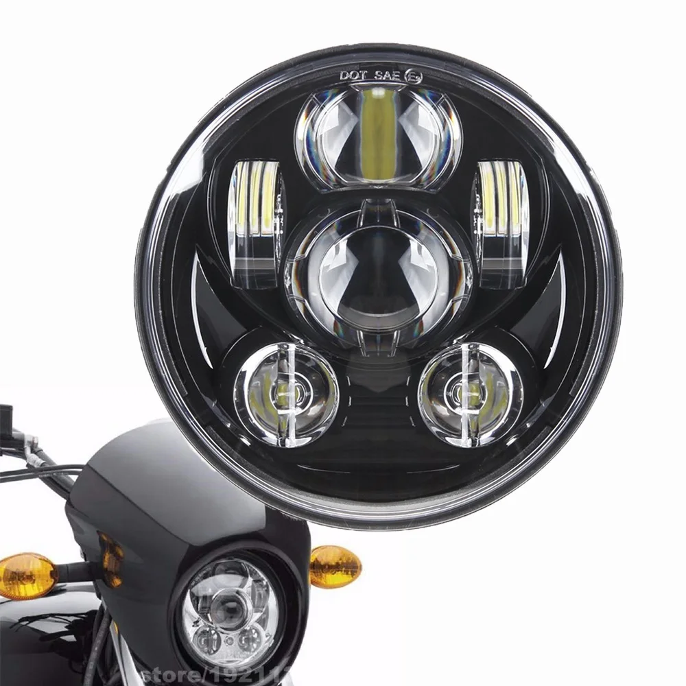 Аксессуары для мотоциклов черный/хром 5 3/4 &quotфара Harley Dyna Street 500 750 XG запчасти 75