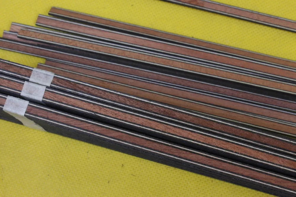 25 полосок гитары Luthier Purfling связывающий инкрустация Marquetry 640x6x1 2 мм #174S|Детали и