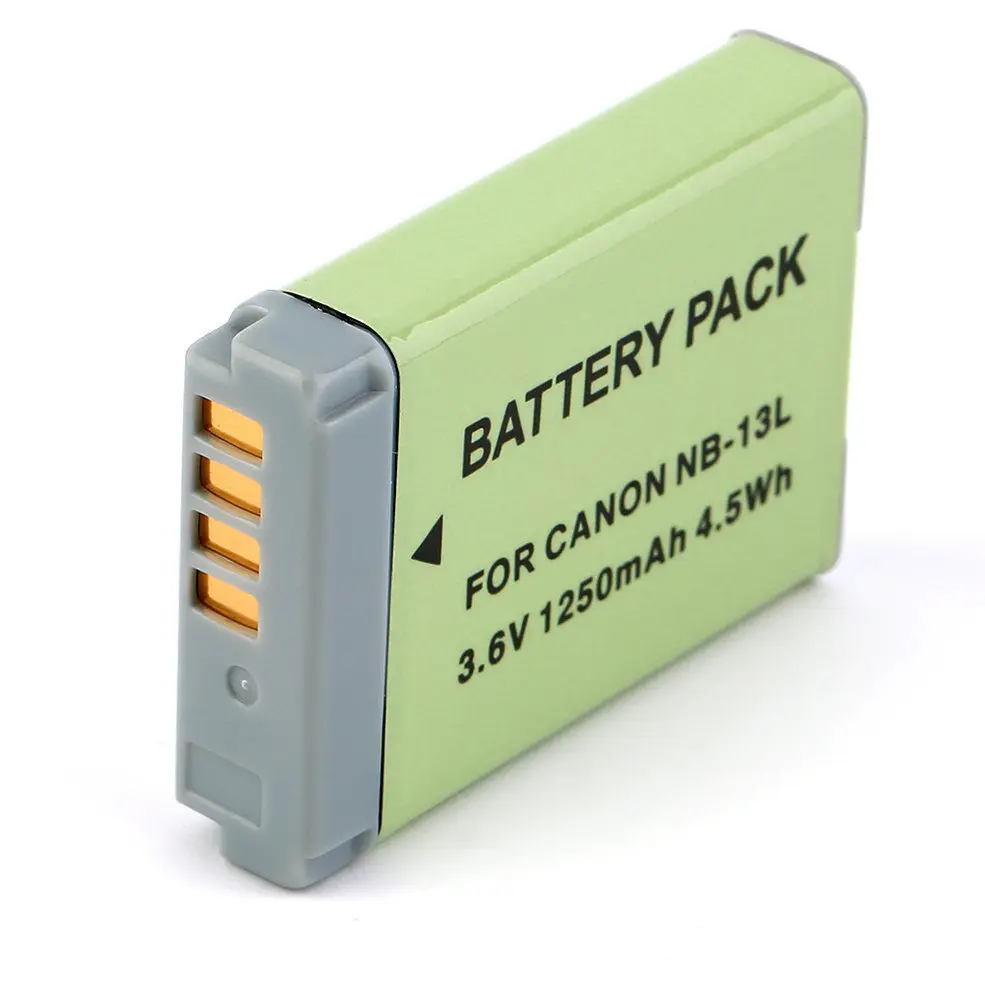 NB13L NB 13L Батарея 3 6 V 1250mAh Цифровая Камера зум объектив для Canon PowerShot G5X G9X G7X Mark II G1X III