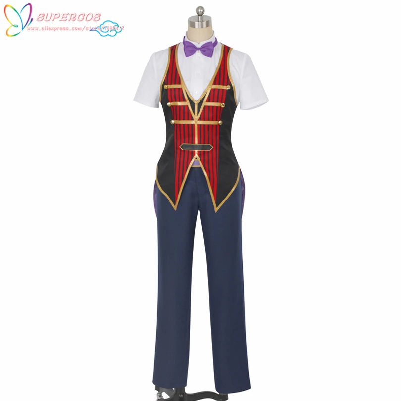 Костюм рубашки и брюки IDOLiSH 7 Ousaka Sougo костюм для косплея на Хэллоуин идеальный