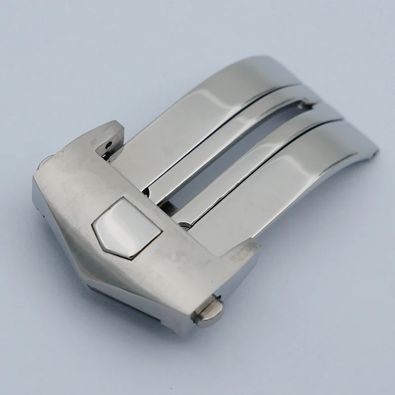 

MAIKES 18mm 20mm NEW High Quality Stainless Steel Deployment Solid Butterfly Buckle Watch Band Strap Clasp For Watch Men