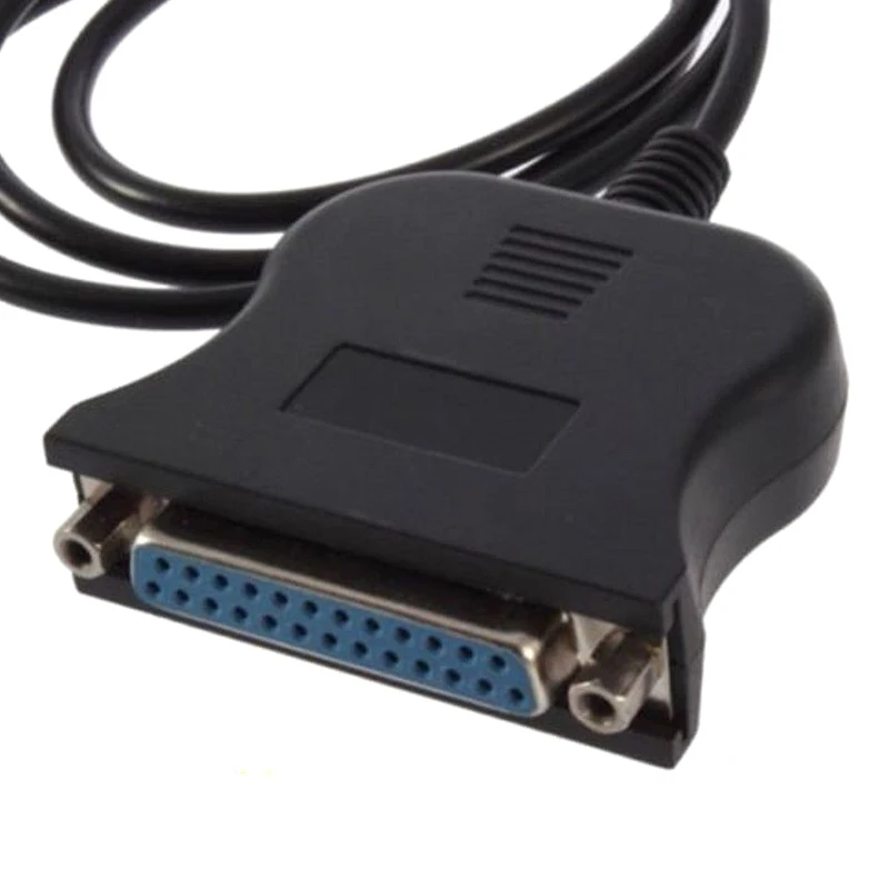 2019 горячий Кабель адаптер USB папа на 25 Pin женский параллельный порт принтер