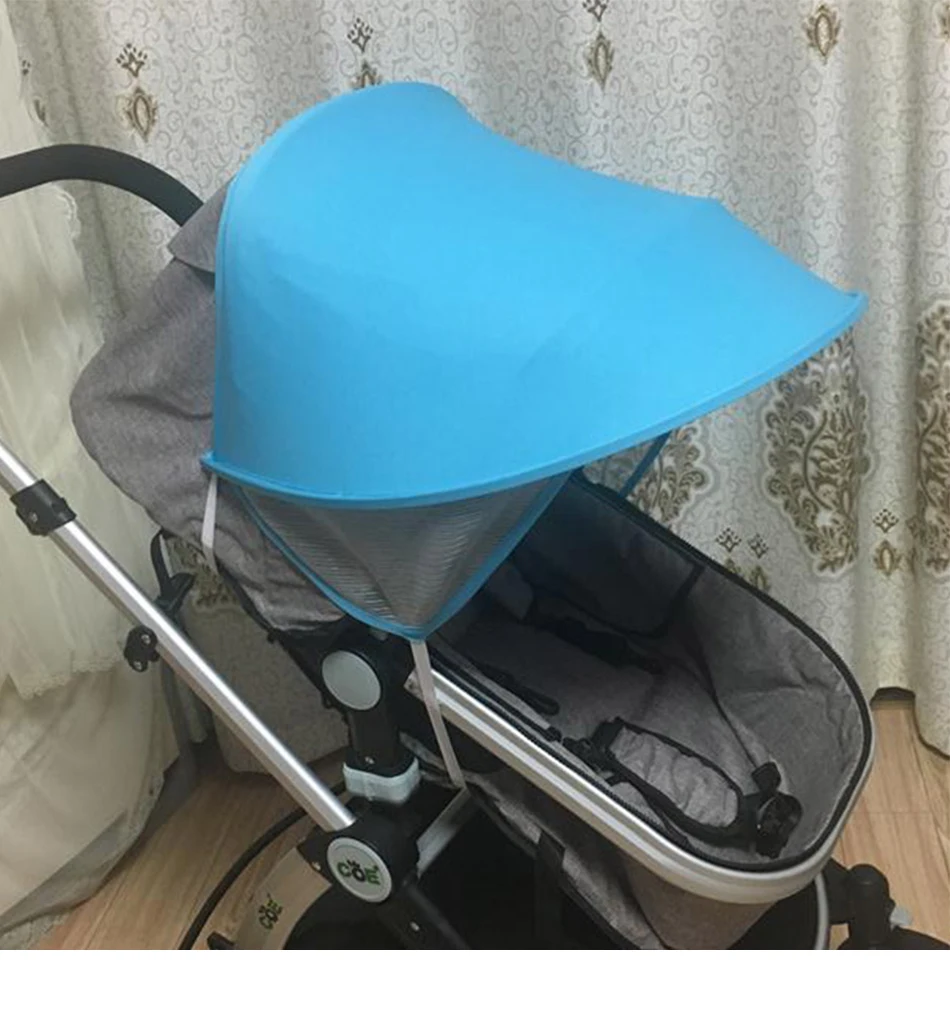 Детские аксессуары для коляски, солнцезащитный козырек, навес от солнца, чехол для детской коляски, аксессуары для сиденья, защита от УФ-лучей, коляска