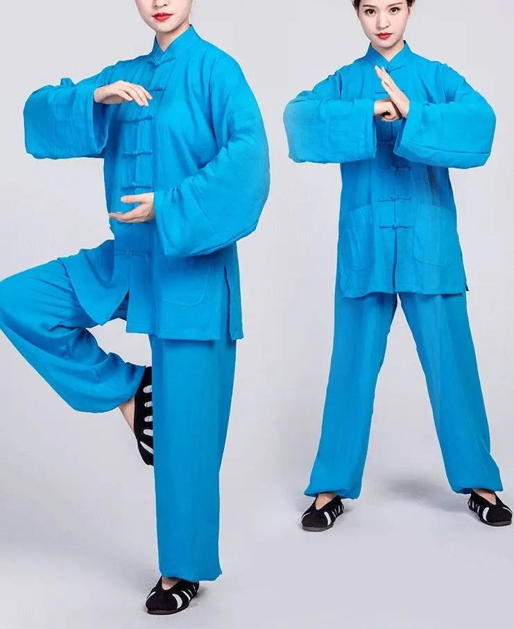20 цветов унисекс лето и весна высокое качество лен Wudang tai chi костюм боевые