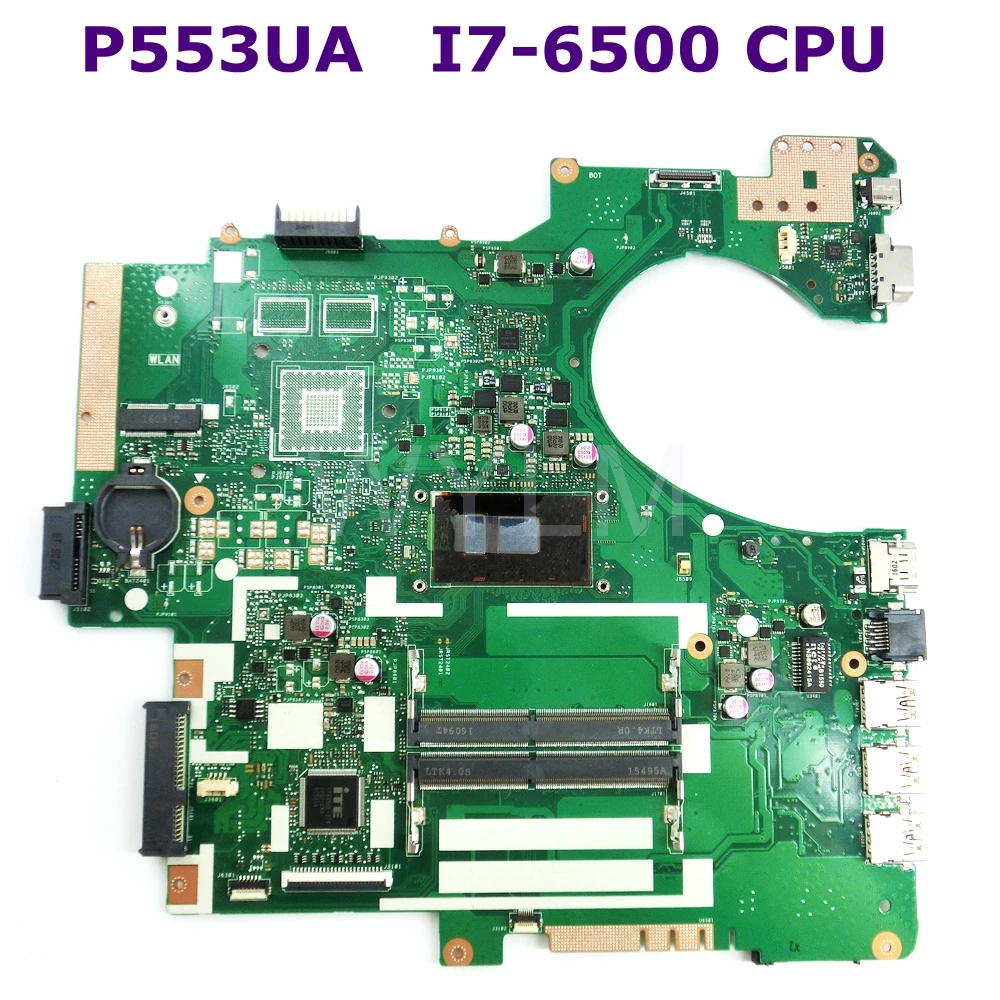 P553UA MB. _ 0 м/I7 6500U/TPM/AS 90NX00R0 R00030 Материнская плата Asus PRO P553U P553UJ бизнес ноутбука тесты